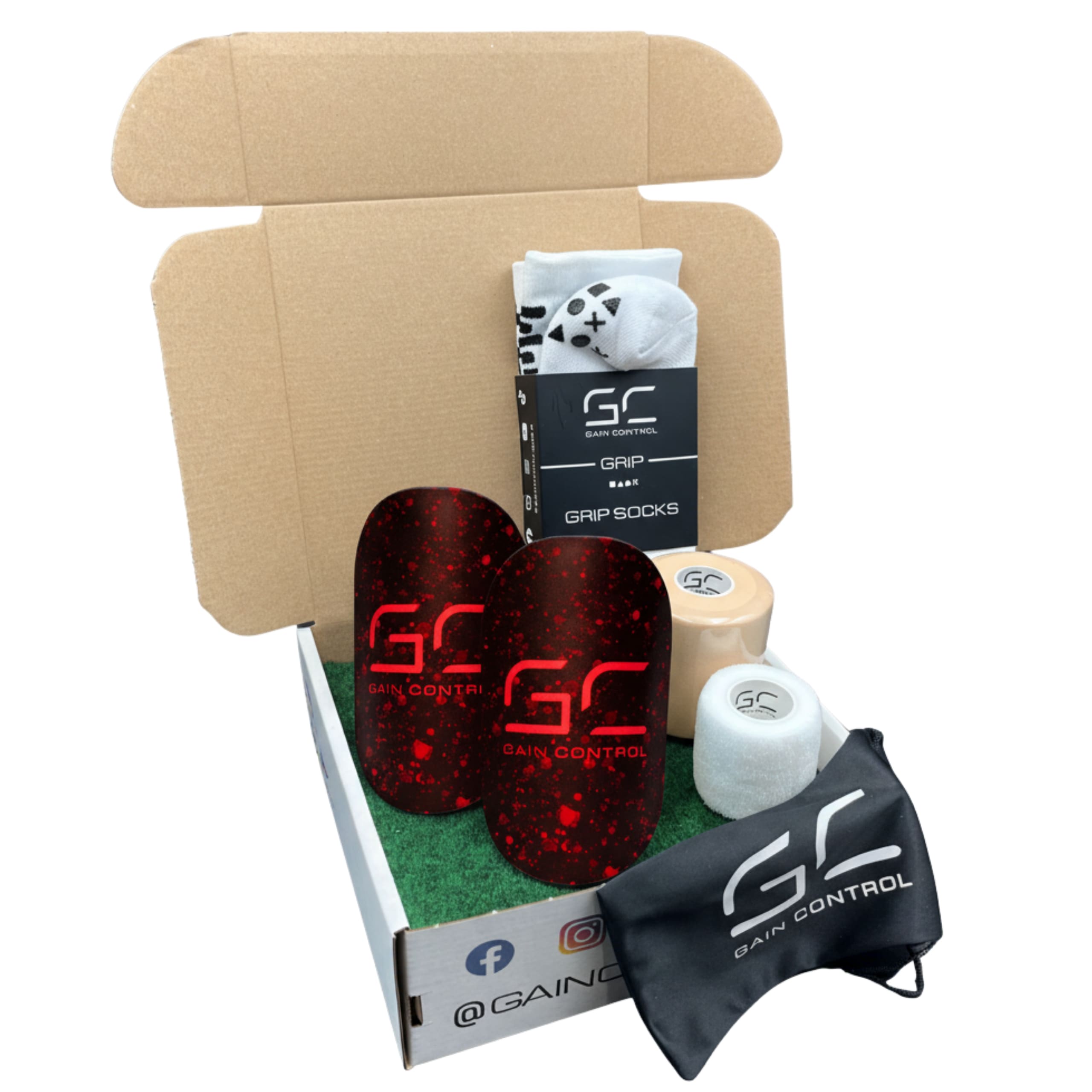 Football Box - shin pads Gain Control MAGMA Football Box – shin pads Gain Control MAGMA