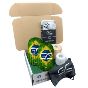 Football Box - shin pads Gain Control BRAZIL